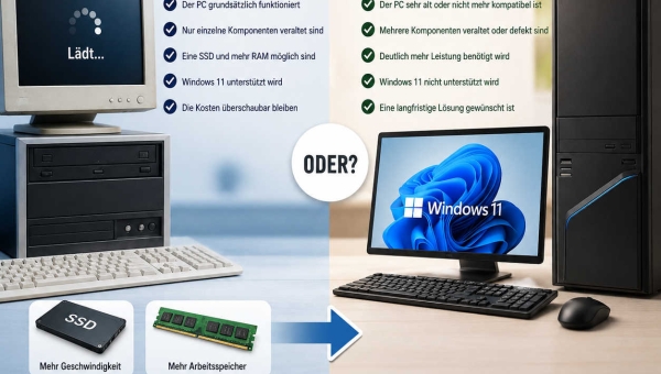 Alter PC oder neuer Computer? Wann sich eine Aufrüstung noch lohnt